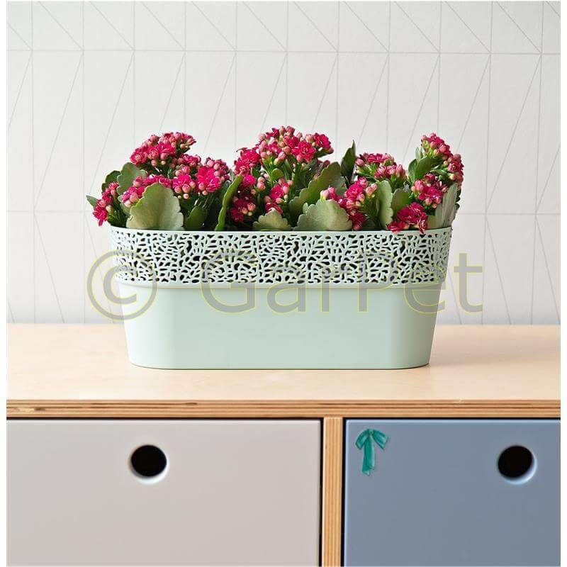 Übertopf Rosa minze 380 oval