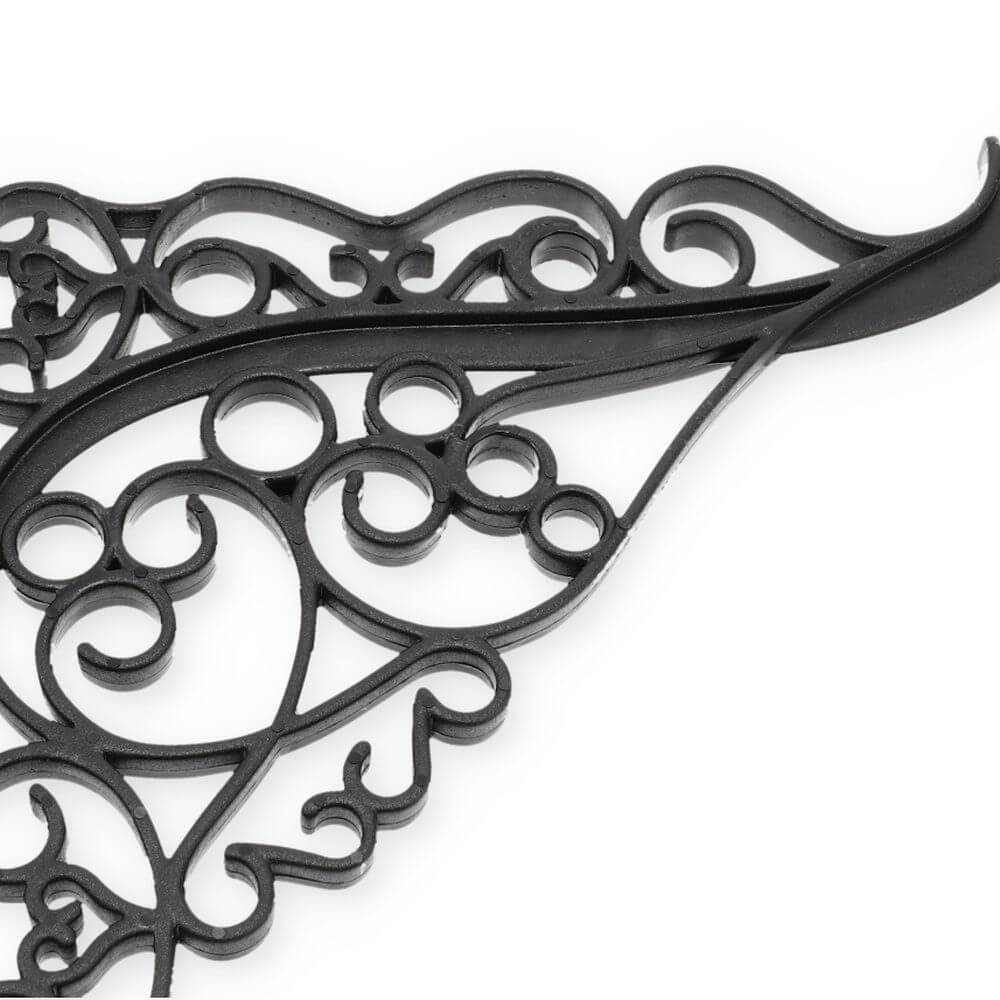 2 St. Wandhalterung für Blumen Ampel Halter Halterung Haken Kunststoff Wand