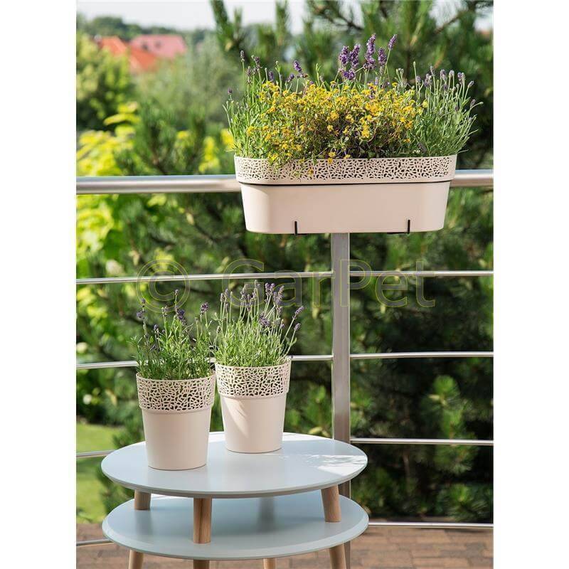 Übertopf Rosa cream 130