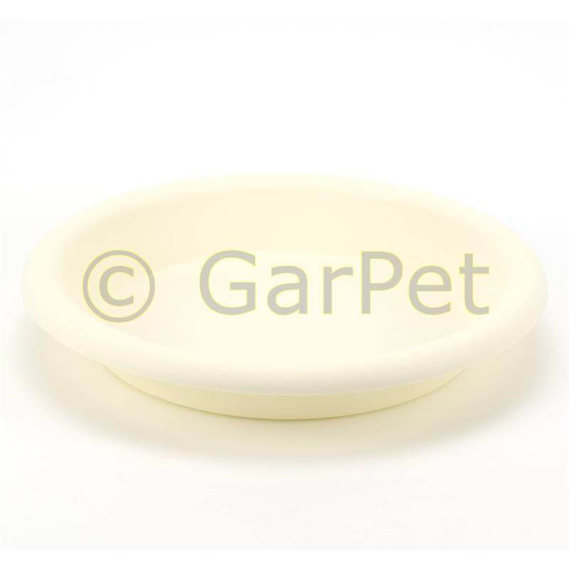 Blumentopf Untersetzer cream 30 cm mit Rand