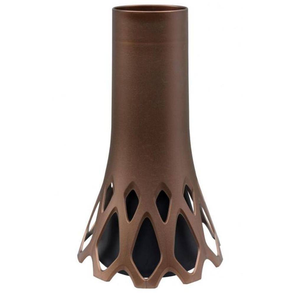 Grabvase Roseta mit Sockel Gewicht bronze 1,3 L