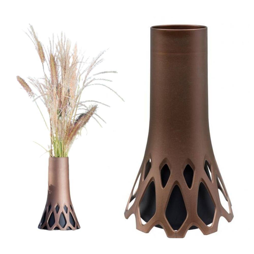 Grabvase Roseta mit Sockel Gewicht bronze 1 L