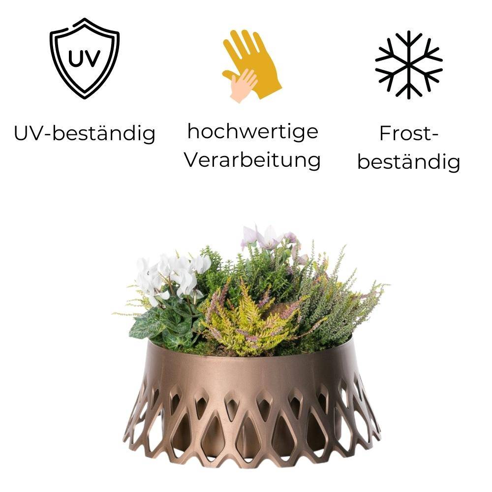 Grabschale Roseta bronze Ø 40