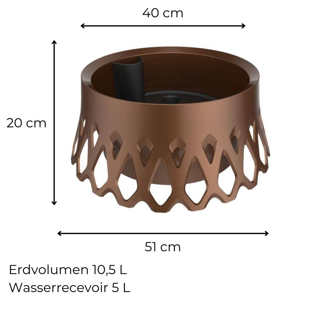 Grabschale Roseta bronze Ø 40