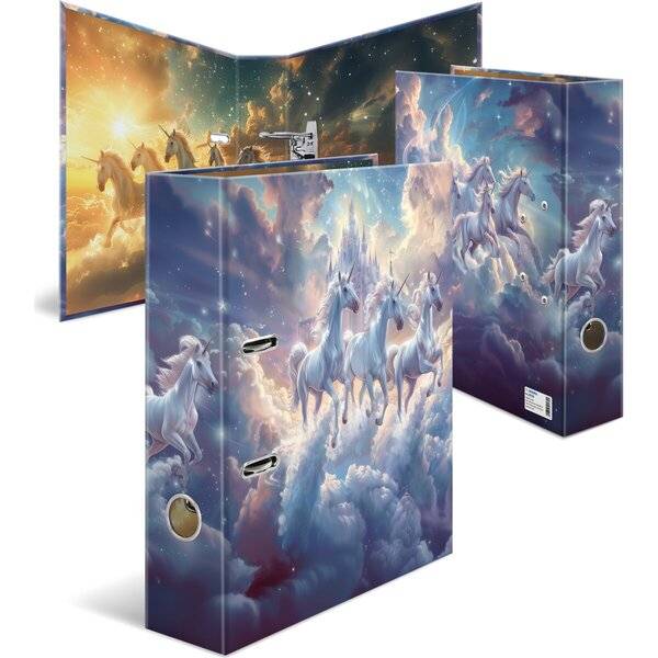 Motiv-Ordner A4 Fantasy Unicorns