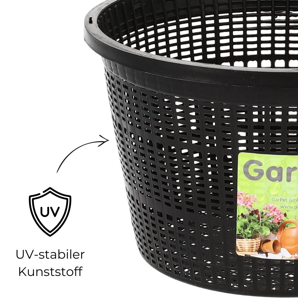 Wasserpflanzenkorb Teichpflanzkorb Teichkorb Teich Pflanzenkorb rund 40cm
