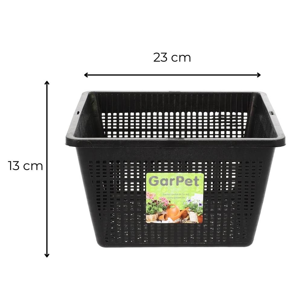 Wasserpflanzenkorb Teichpflanzkorb Teichkorb Teich Pflanzenkorb 23x23 cm