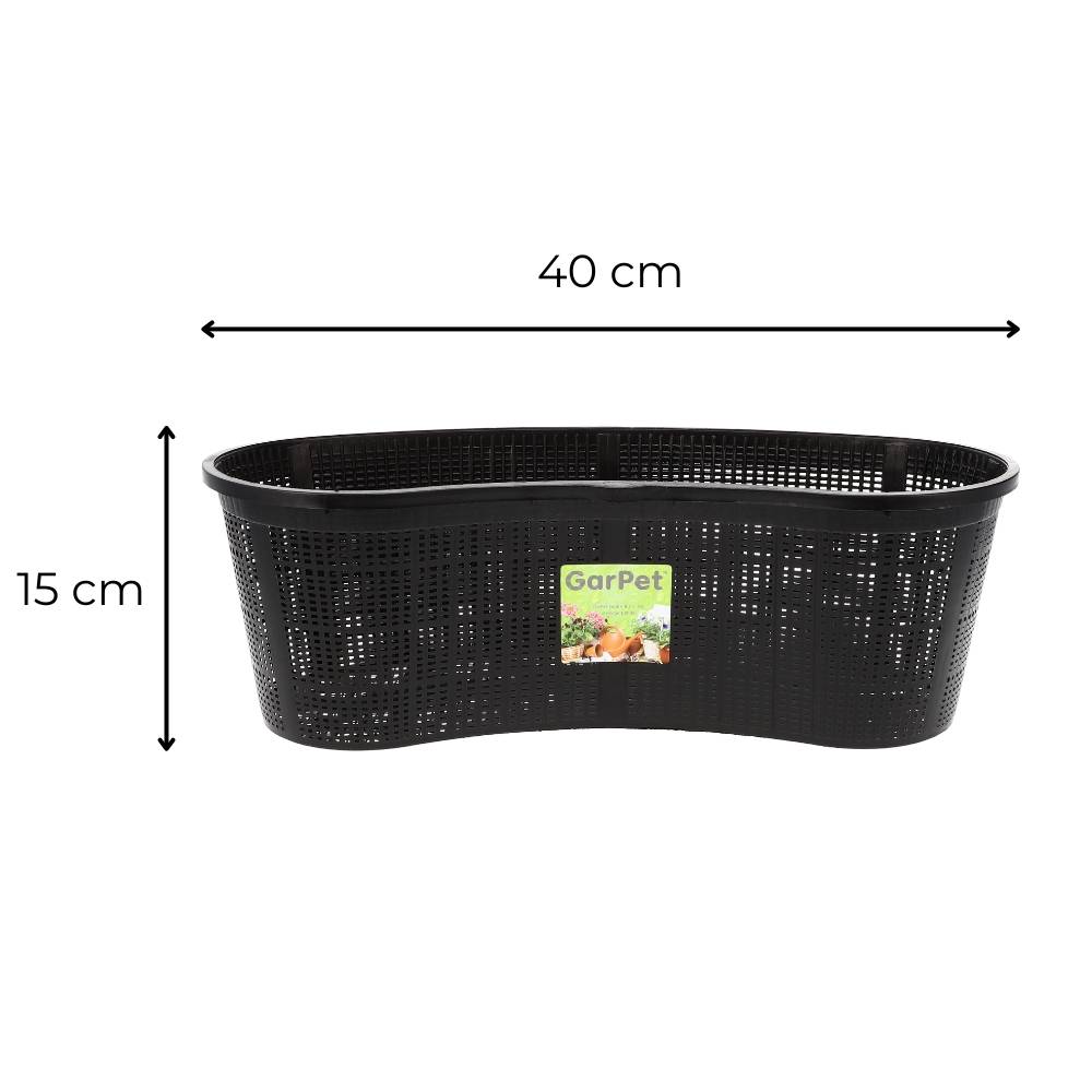 Wasserpflanzenkorb Teichpflanzkorb Teichkorb Teich Pflanzenkorb bogenförmig 40cm