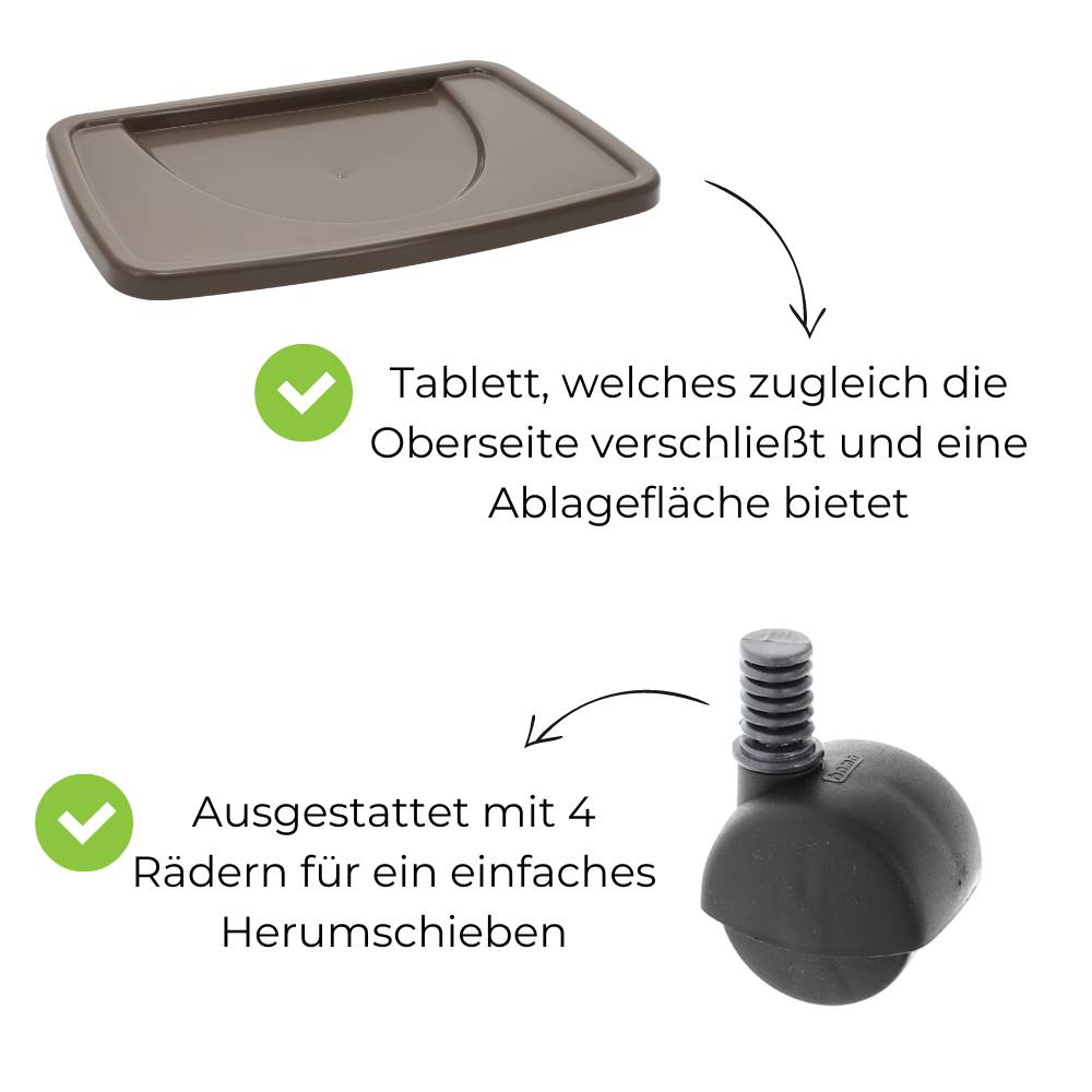 Küchenwagen mit Rollen Küchenrollwagen Roller Küchentrolley Küchen Rollwagen Rollregal schmal eckig weiß