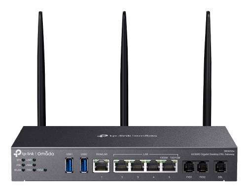 TP-Link Omada DR3650v V1 - Gateway - 1GbE - Wi-Fi 6