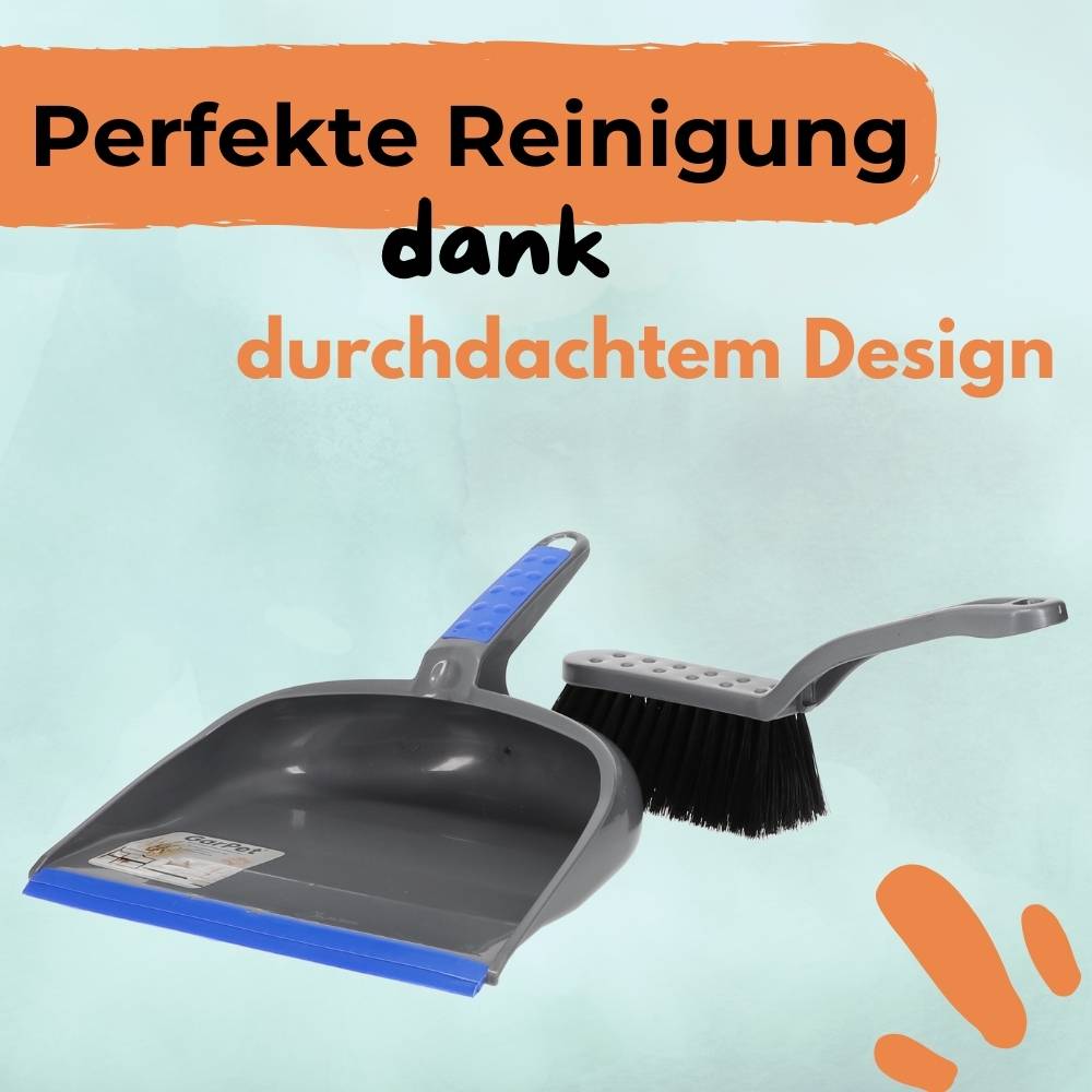 Kehrschaufel Set Kehrset Handfeger und Schaufel Besen und Kehrschaufel Set Kehrschaufel Schaufel und Besen Set Handbesen Garnitur