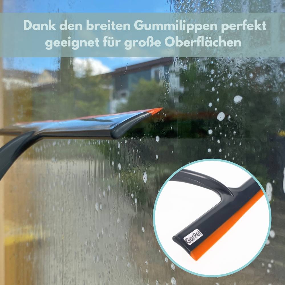 Profi Fenster Scheiben Glas Dusch Wischer Abzieher Reiniger mit Silikonlippe 30