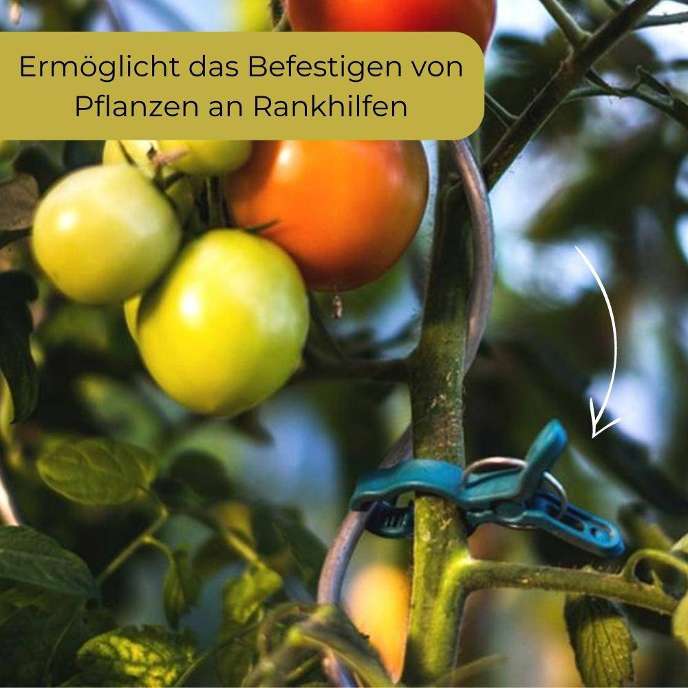 10 St. Pflanzenclips Pflanzen Krawatten Klammern Binder Rankhilfe Wuchshilfe