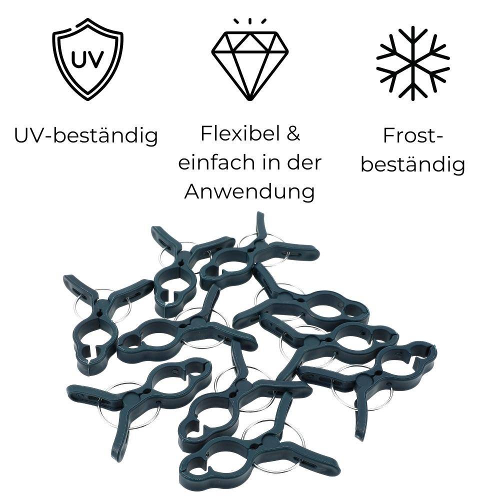 10 St. Pflanzenclips Pflanzen Krawatten Klammern Binder Rankhilfe Wuchshilfe