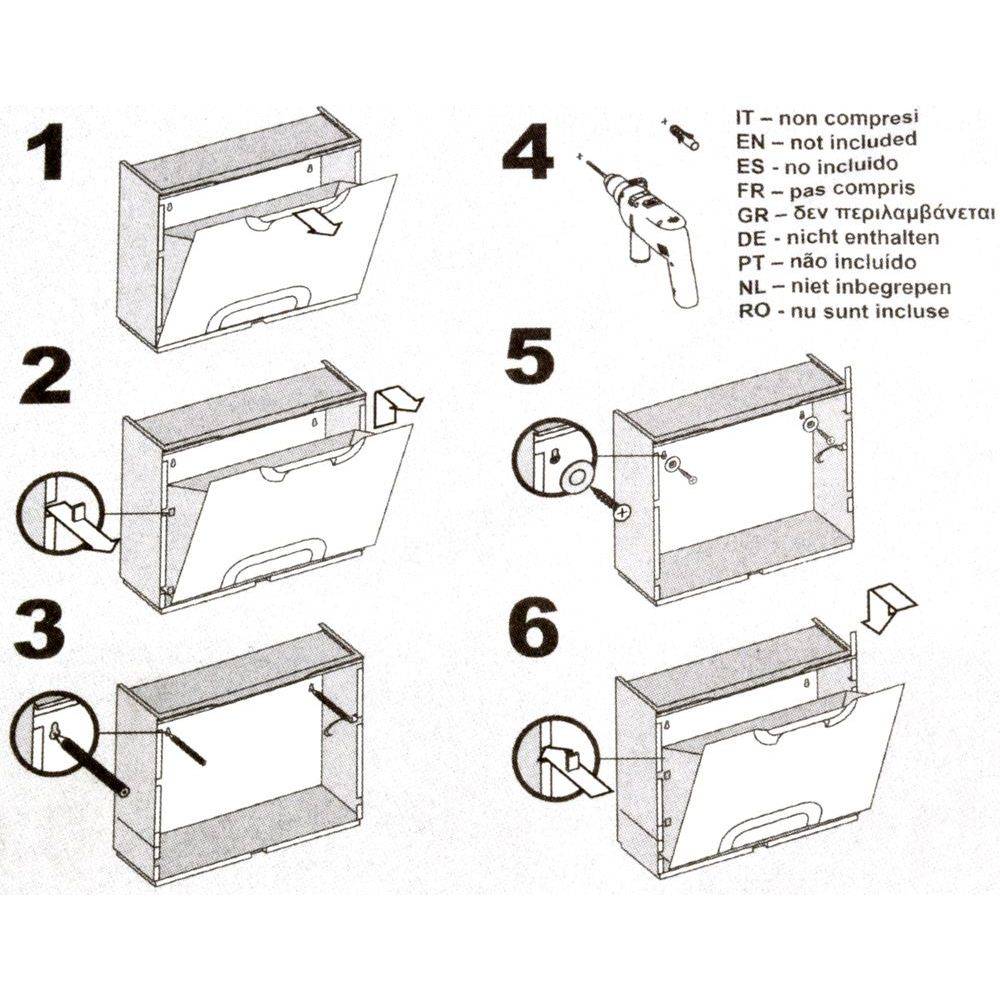 Schuhkipper Rattan Design braun Erweiterbar Flur Schuh Kommode Regal System