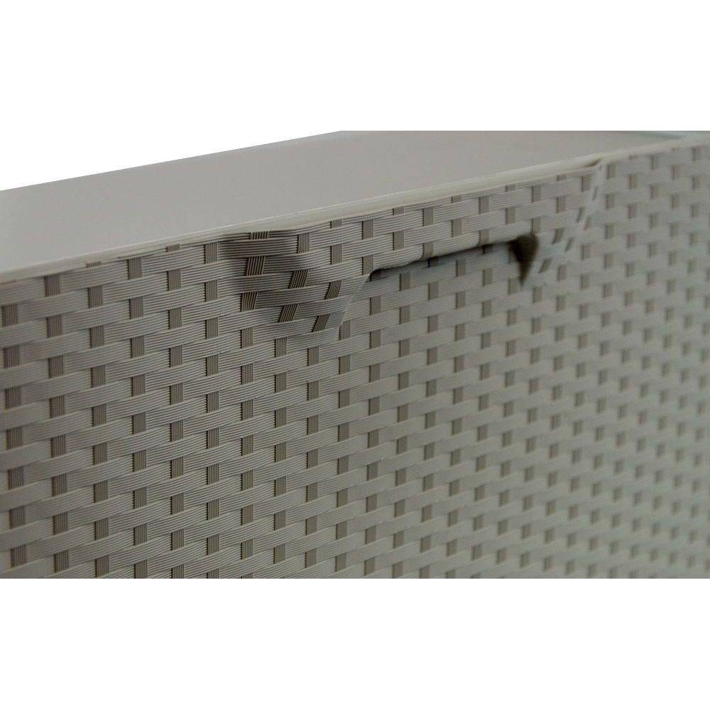 Schuhkipper Rattan Design braun Erweiterbar Flur Schuh Kommode Regal System