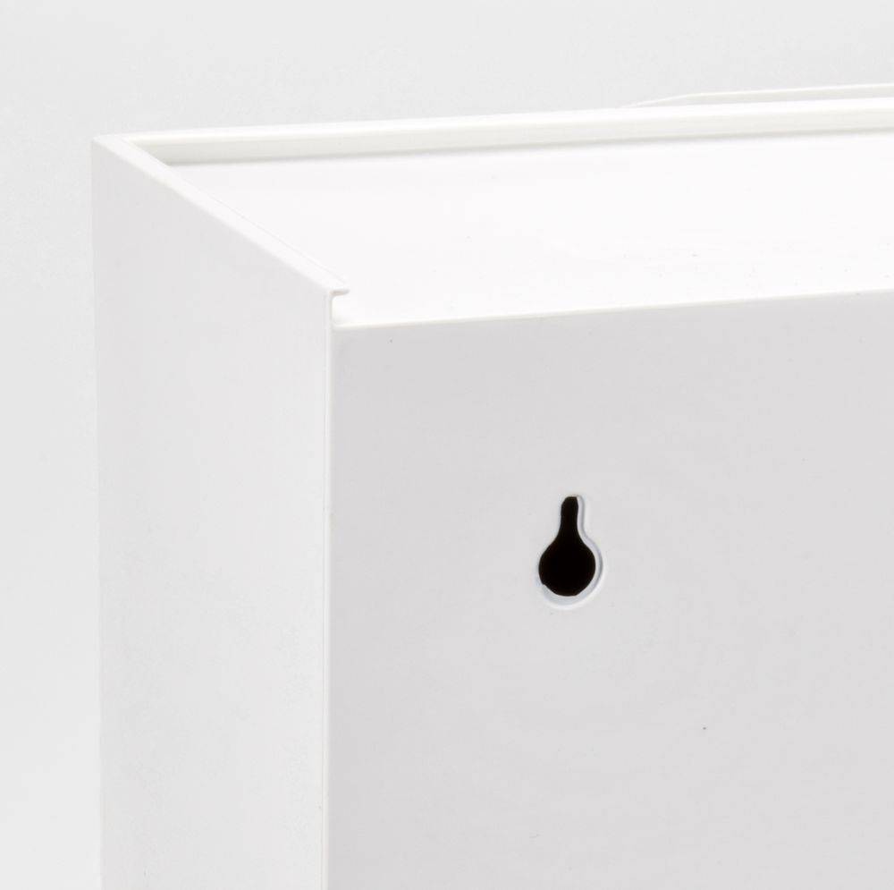 Schuhkipper Rattan Design weiß Erweiterbar Flur Schuh Kommode Regal System