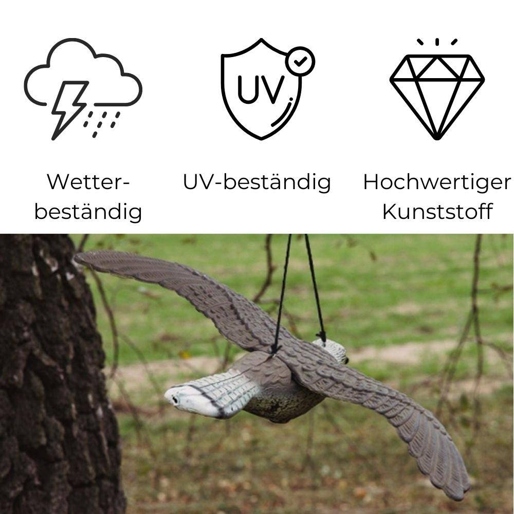 Vogelschreck Falke fliegend Taubenschreck Vogel Tauben Abwehr Vogelscheuche