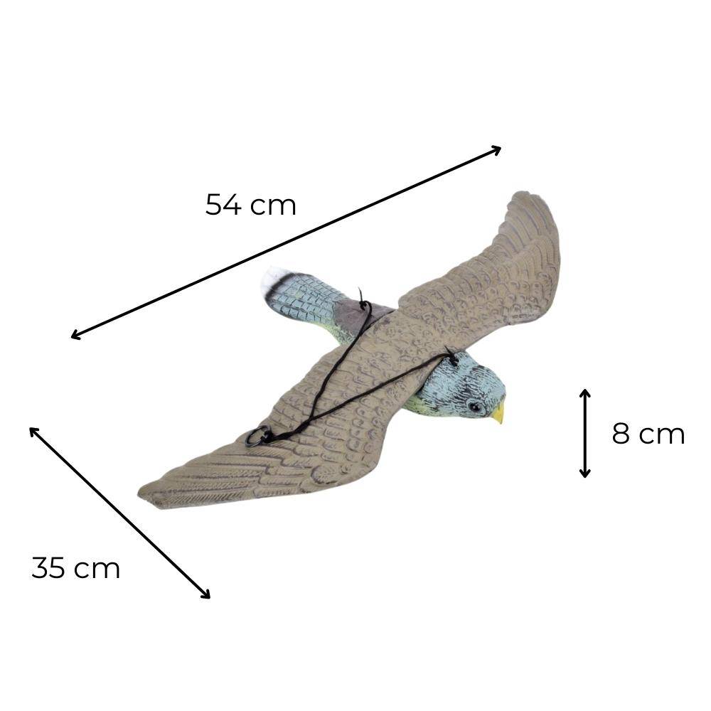 Vogelschreck Falke fliegend Taubenschreck Vogel Tauben Abwehr Vogelscheuche