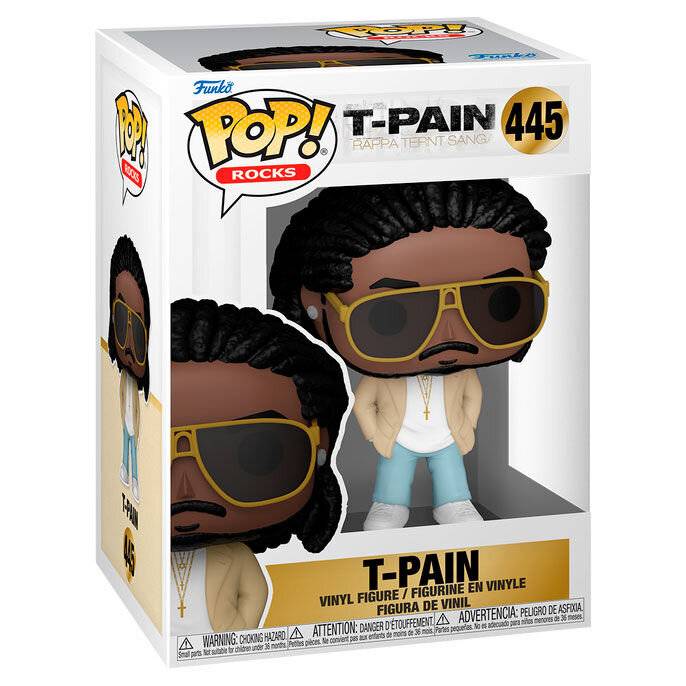 T-Pain POP! Rocks Vinyl Figur T-Pain (Rappa Ternt Sanga) 9 cm