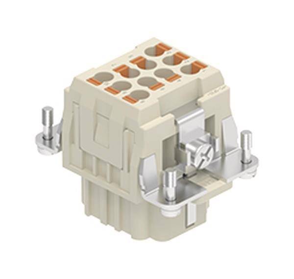 ILME Buchseneinsatz Gr.44.27 CQEYF 10 10P+PE AXYR push-in Anschluss 16A 500V Industriematerial