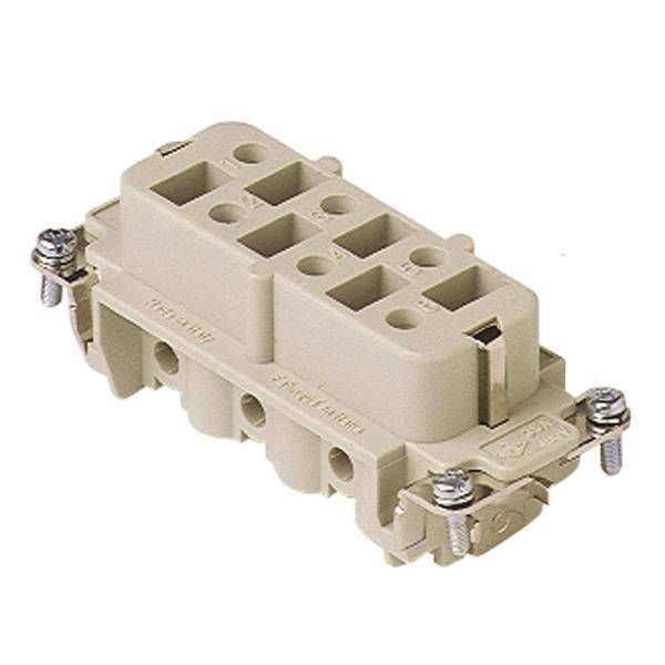 ILME Buchseneinsatz Gr.77.27 CPF 06 6P+PE Silber Schraub. 35A 400/690V Industriematerial