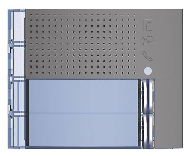 BTicino 351123 Frontblende Lautsprecher LED 2RT Allstreet Install.Baumaterial Hauskomm/Batt/Sicher