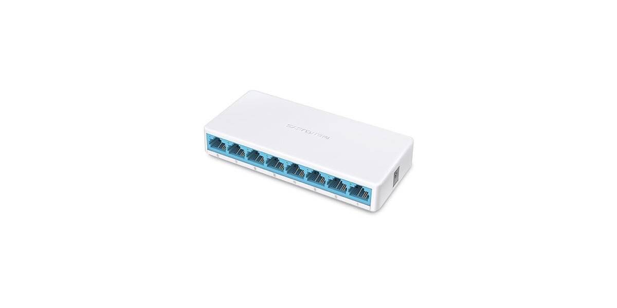 Mercusys Switch MS108 8-Port Plastic Case