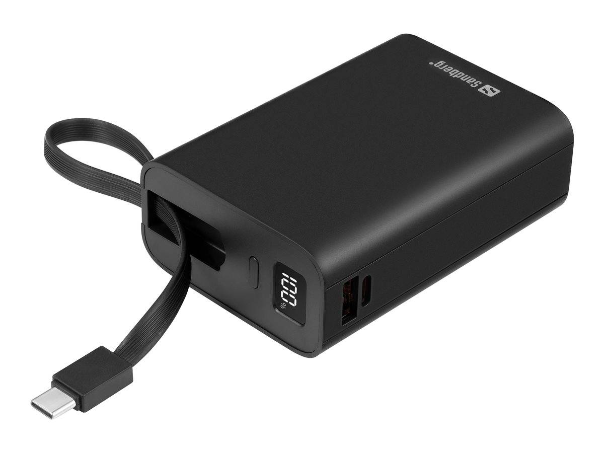 SANDBERG Powerbank 20000 PD20W Connect - Powerbank - 20000 mAh - 77 Wh - 20 Watt