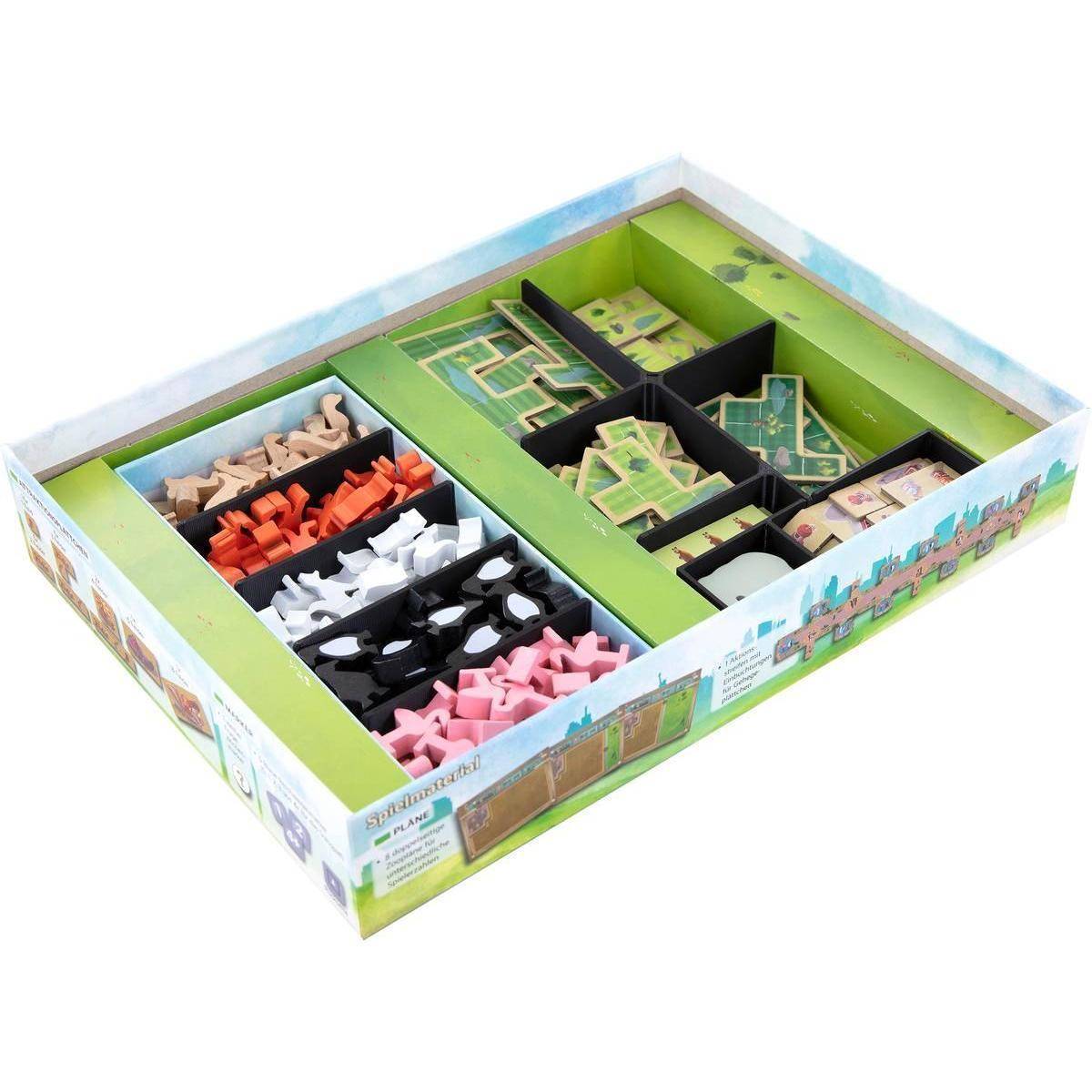 3D64SET - Feldherr Organizer Insert für New York Zoo - Ergänzung für den originalen Pappei
