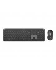 Logitech Signature Slim Combo MK950 for Business Tastatur-und-Maus-Set kabellos Bluetooth 5.1 LE QWERTY Nordisch Graphite