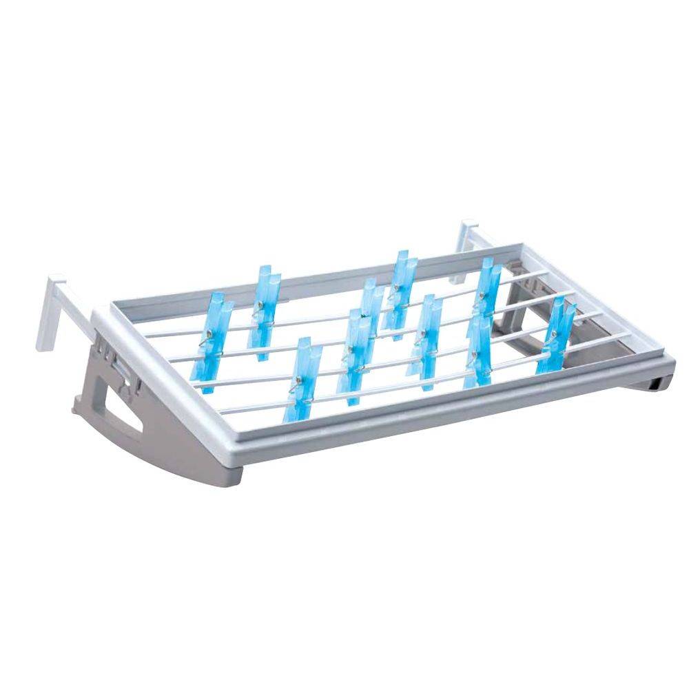 Heizungstrockner Heizkörper Badewanne Balkon Wäsche Trockner inkl Wäscheklammern