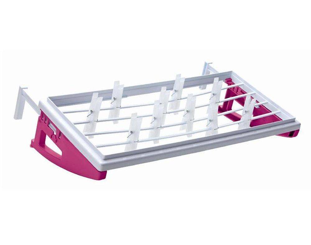 Heizungstrockner Heizkörper Badewanne Balkon Wäsche Trockner inkl Wäscheklammern