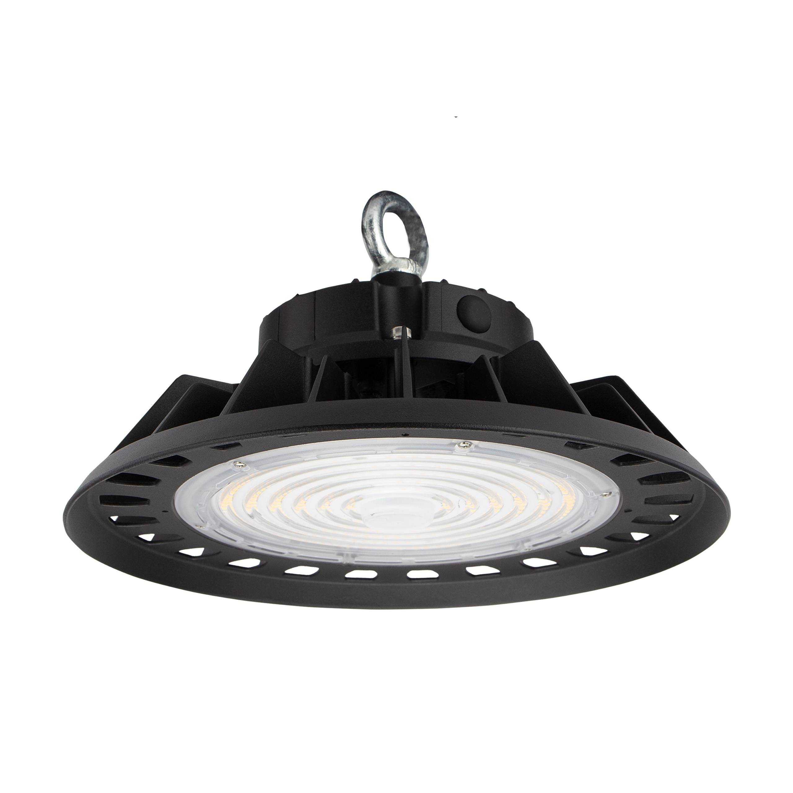Spectrum LED PLATEO 3 HIGH BAY 100W Hallenleuchte 18000lm schwarz 90° 230V IP65 IK08 Neutralweiß 4000K DALI