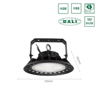 Spectrum LED PLATEO 3 HIGH BAY 100W Hallenleuchte 18000lm schwarz 90° 230V IP65 IK08 Neutralweiß 4000K DALI Spectrum LED PLATEO 3 HIGH BAY 100W Hallenleuchte 18000lm schwarz 90° 230V IP65 IK08 Neutralweiß 4000K DALI