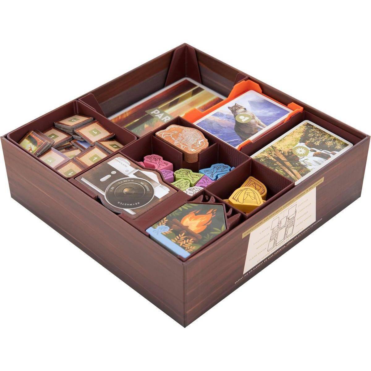 ORG205 - Feldherr Organizer Insert für Parks (Karten in Schutzhüllen) - Grundspielbox