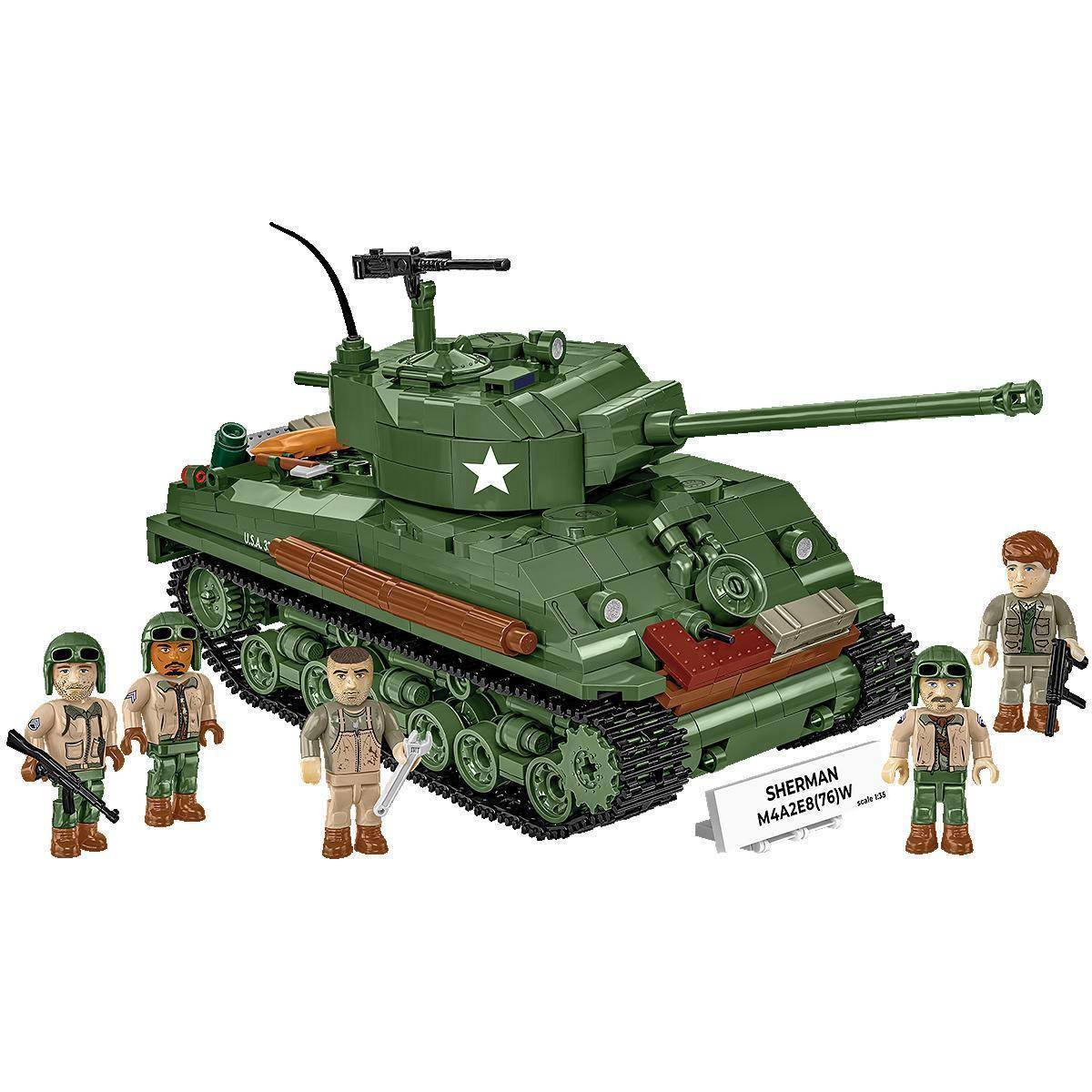 865 PCS HC WWII 3118 SHERMAN M4A2E8 (76)W