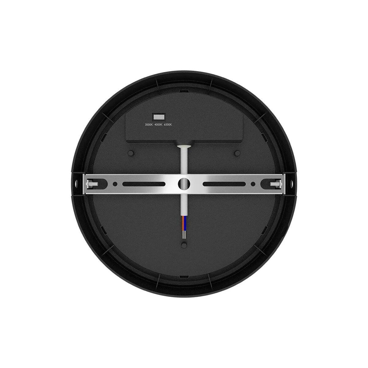 LED Außenbeleuchtung 18W Rund IP65 CCT 3 Farbstufen Schwarz