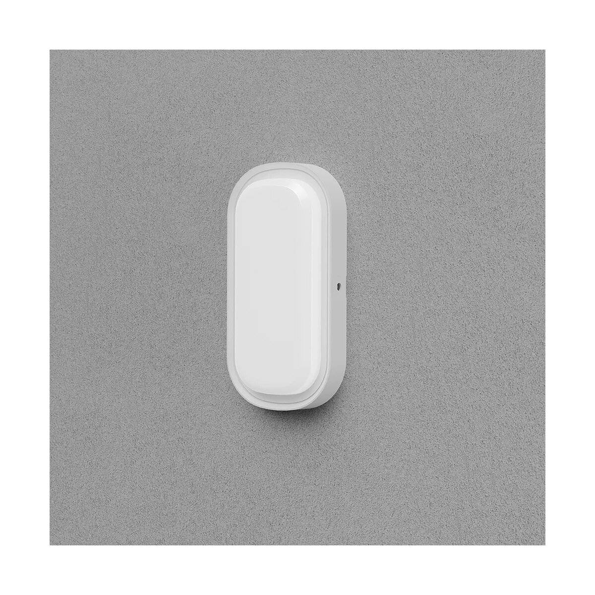 LED Außenbeleuchtung 18W Oval IP65 CCT 3 Farbstufen Weiß