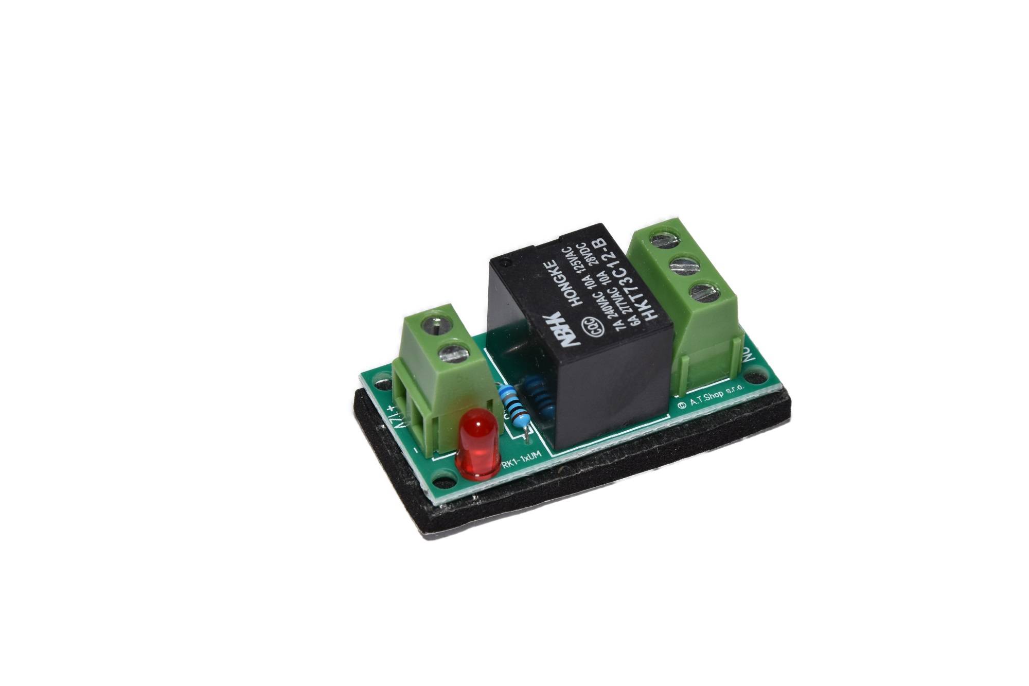 Relaiskarte Relaisplatine mit Kontrollleuchte 1x UM 12 V/ 10A