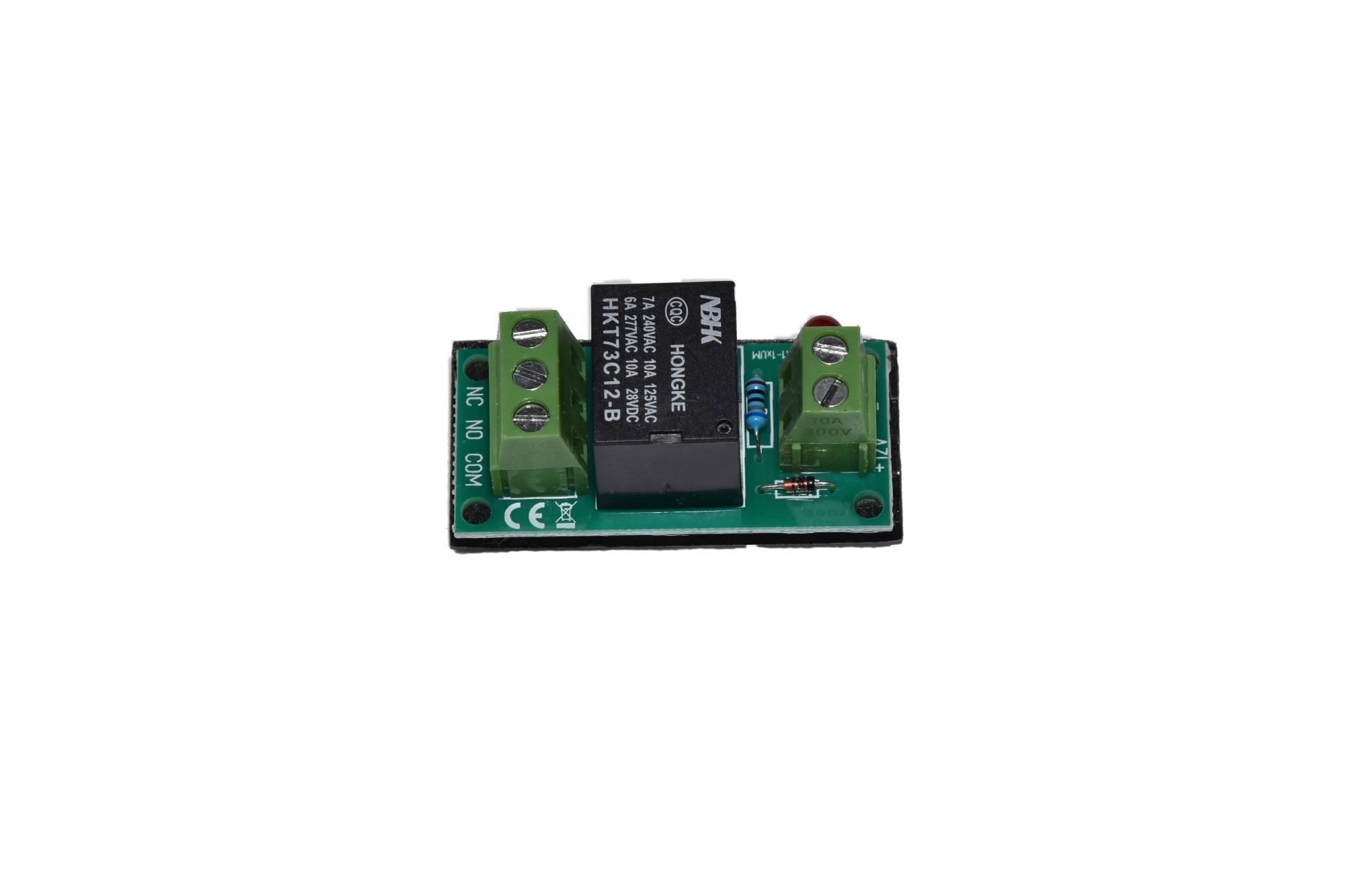 Relaiskarte Relaisplatine mit Kontrollleuchte 1x UM 12 V/ 10A