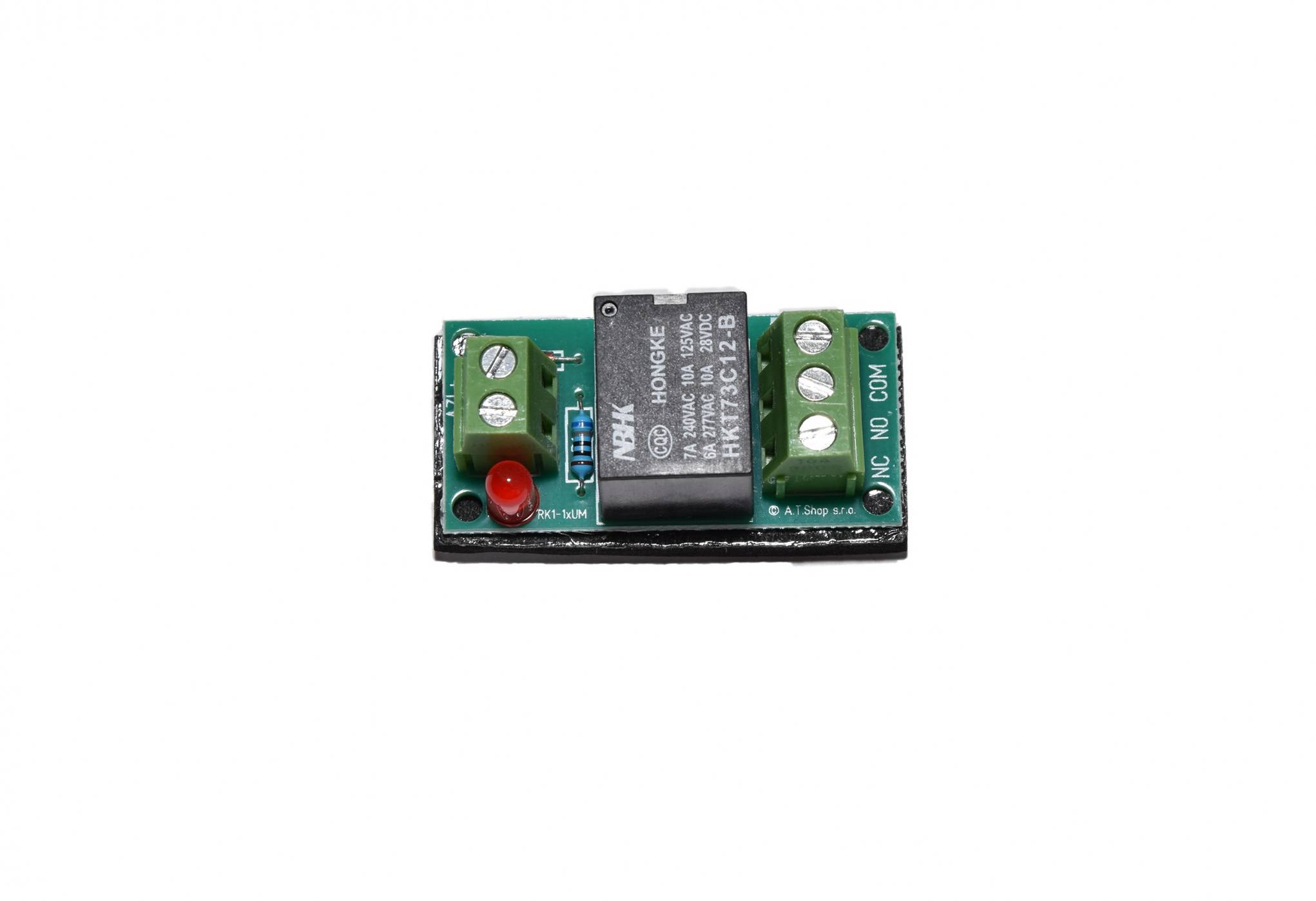 Relaiskarte Relaisplatine mit Kontrollleuchte 1x UM 12 V/ 10A