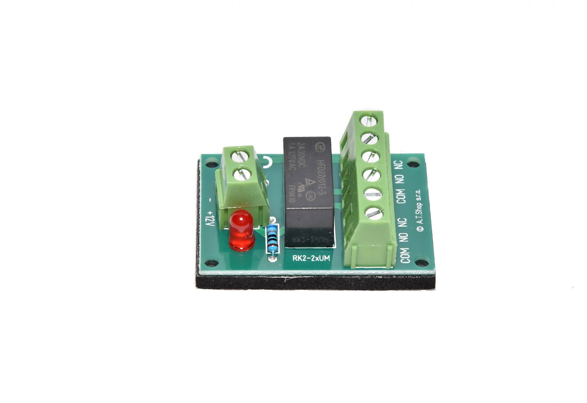 Relaiskarte Relaisplatine mit Kontrollleuchte 2x UM 12 V/ 10A