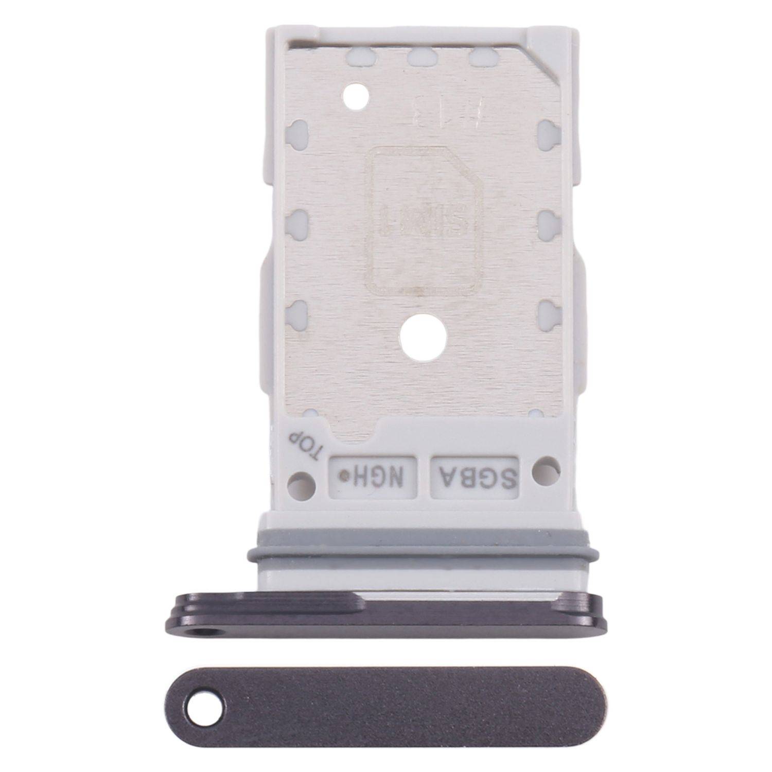Für Samsung Galaxy S24 FE Dual SIM Karten Halter Tray Ersatzteil Graphite Black
