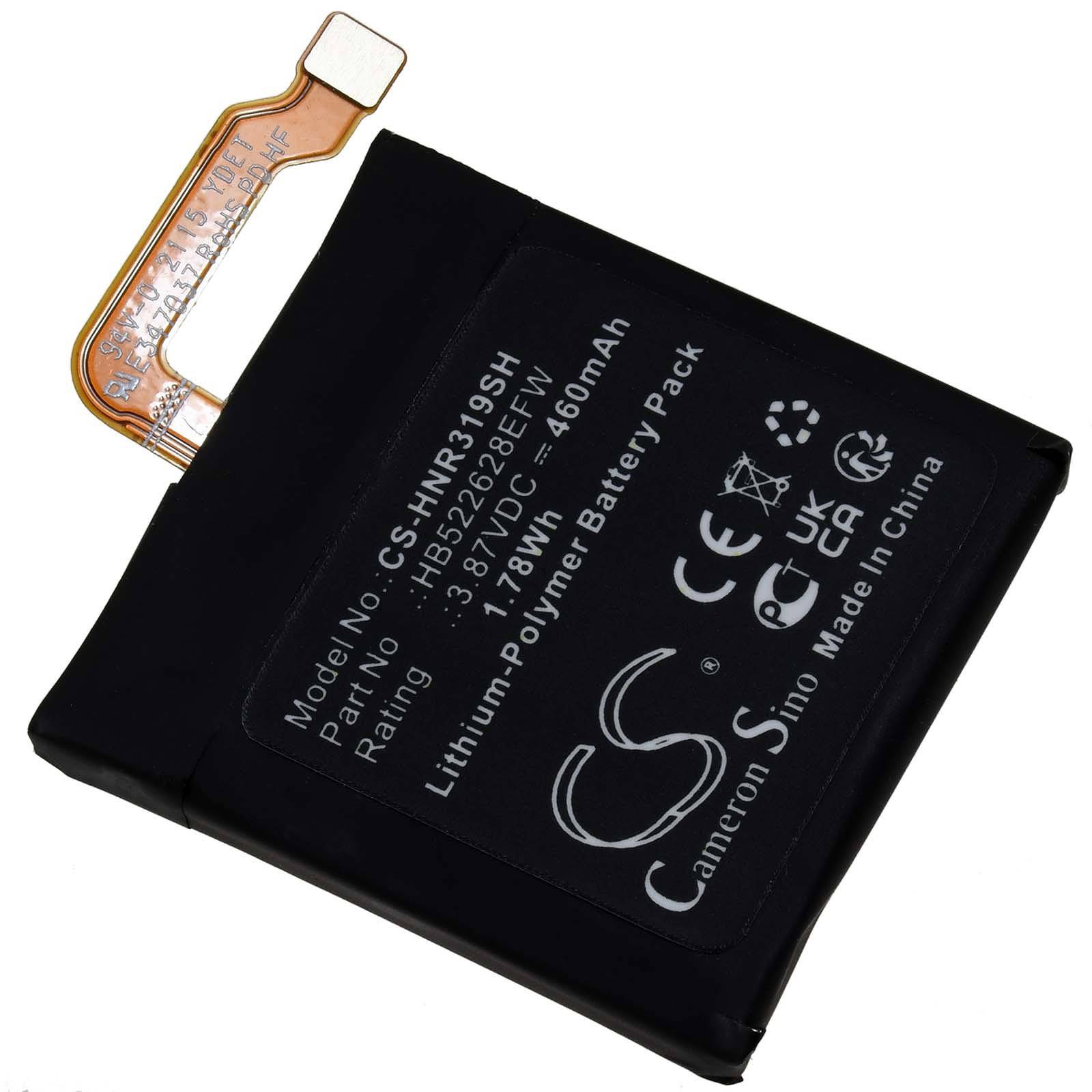 Powery Akku passend für Smartwatch Honor GS Pro GS3 Typ HB522628EFW, 3,87V, Li-Polymer