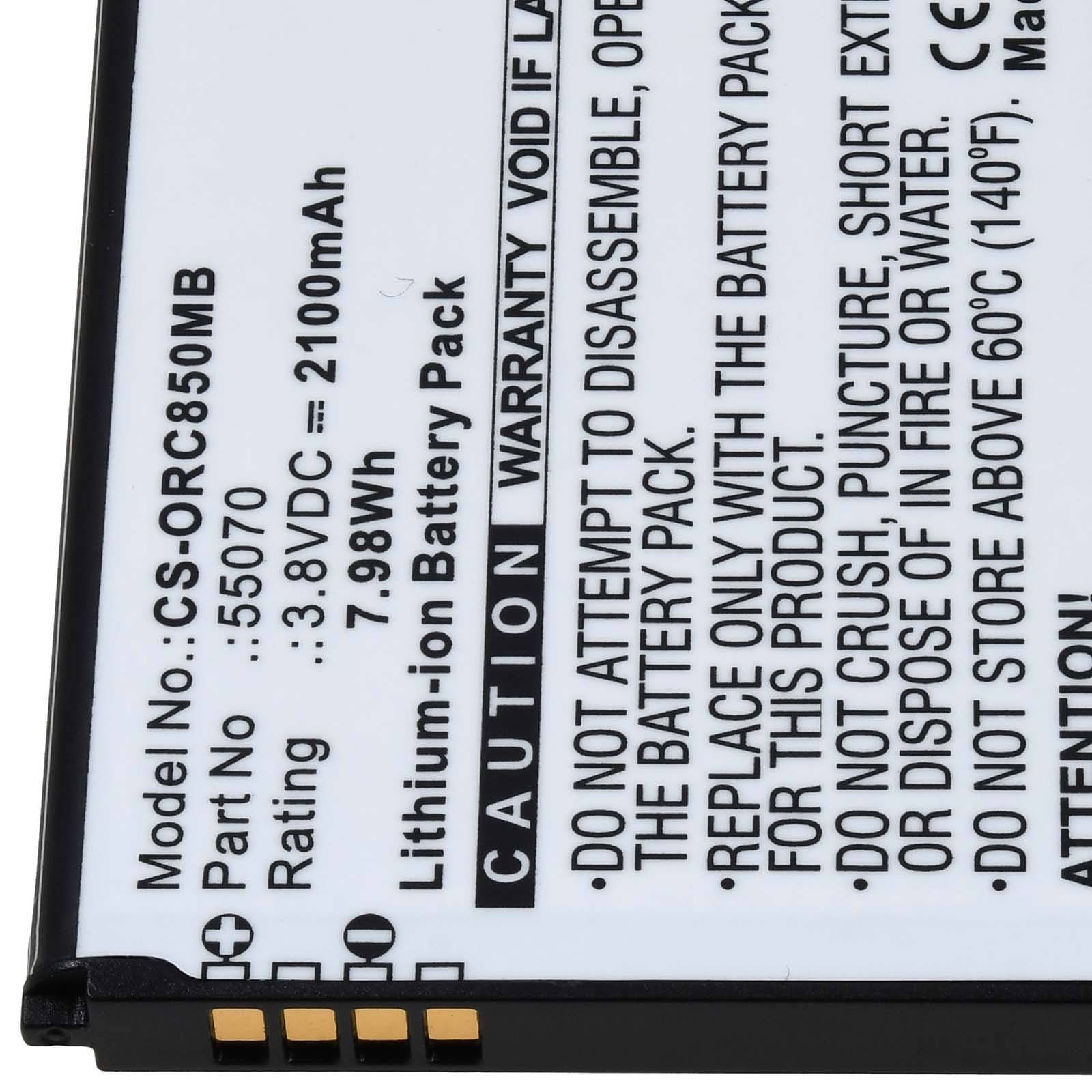 Powery Akku für Oricom Secure SC850 Babyphone, 3,8V, Li-Ion