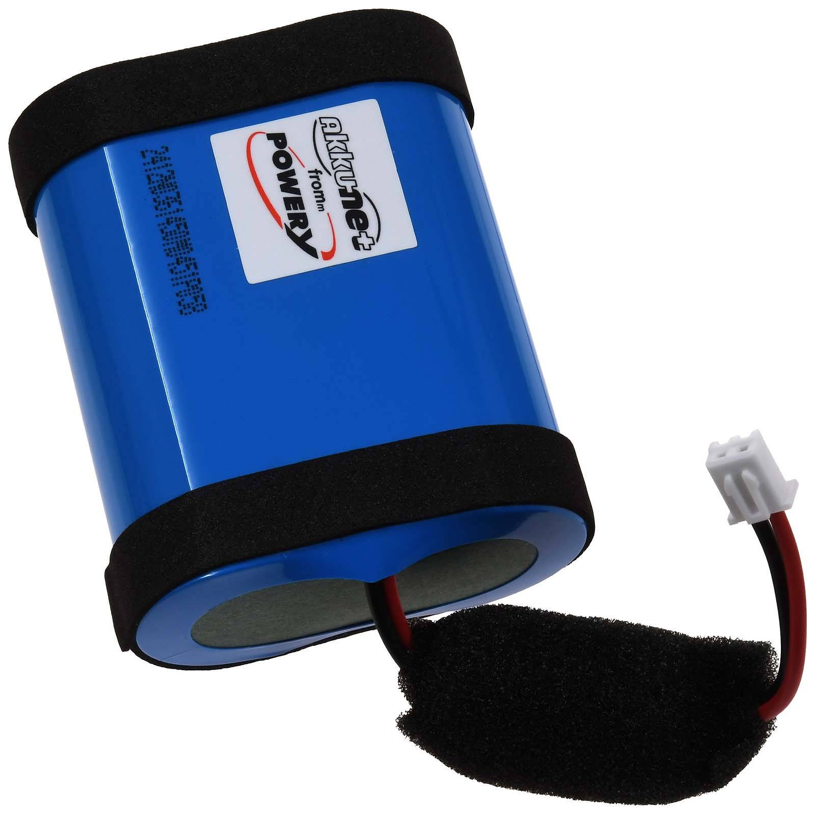Powery Akku kompatibel mit Teufel Typ INR26650-2S1P, 7,4V, Li-Ion