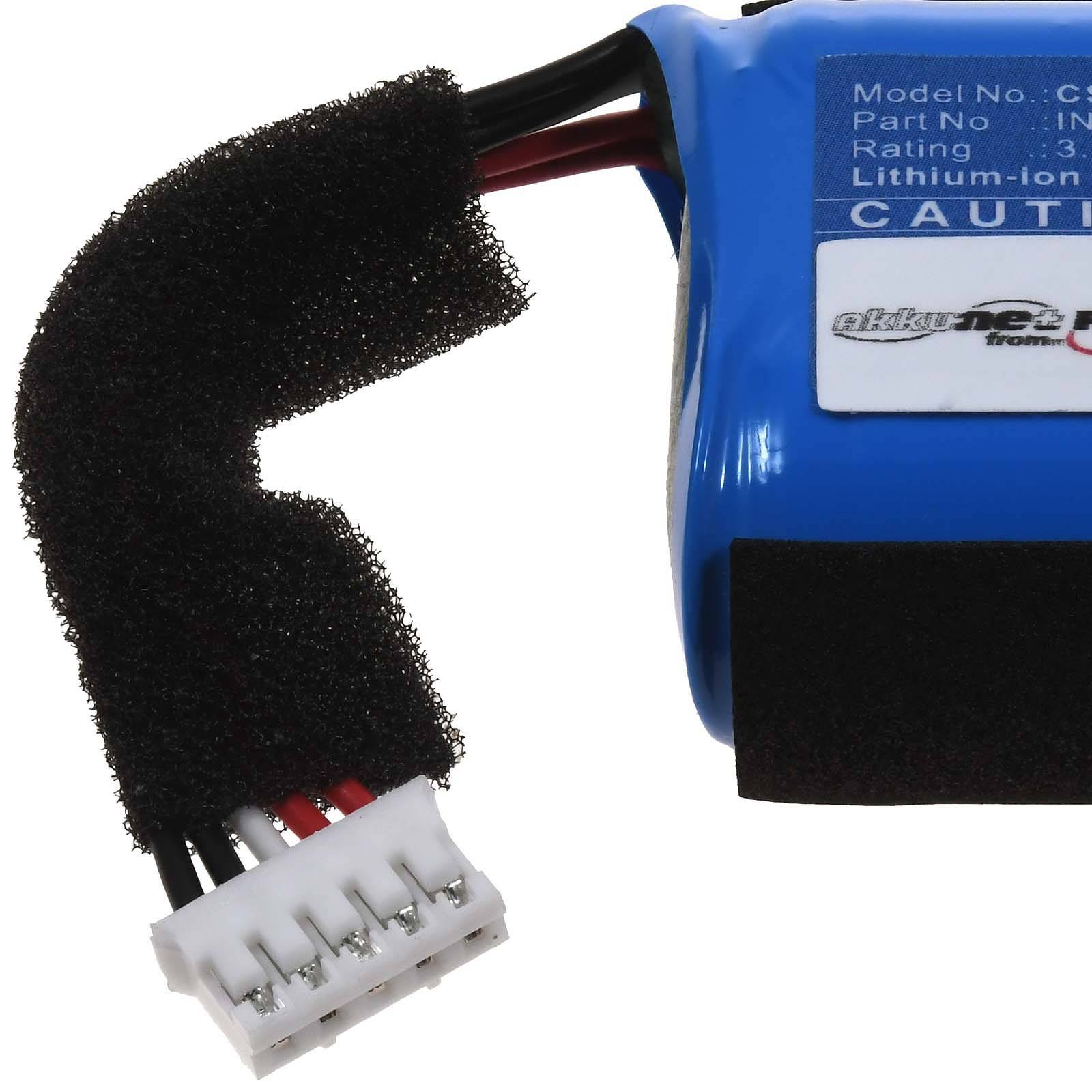 Powery Akku für Teufel Rockster Go 2 Lautsprecher, 3,7V, Li-Ion