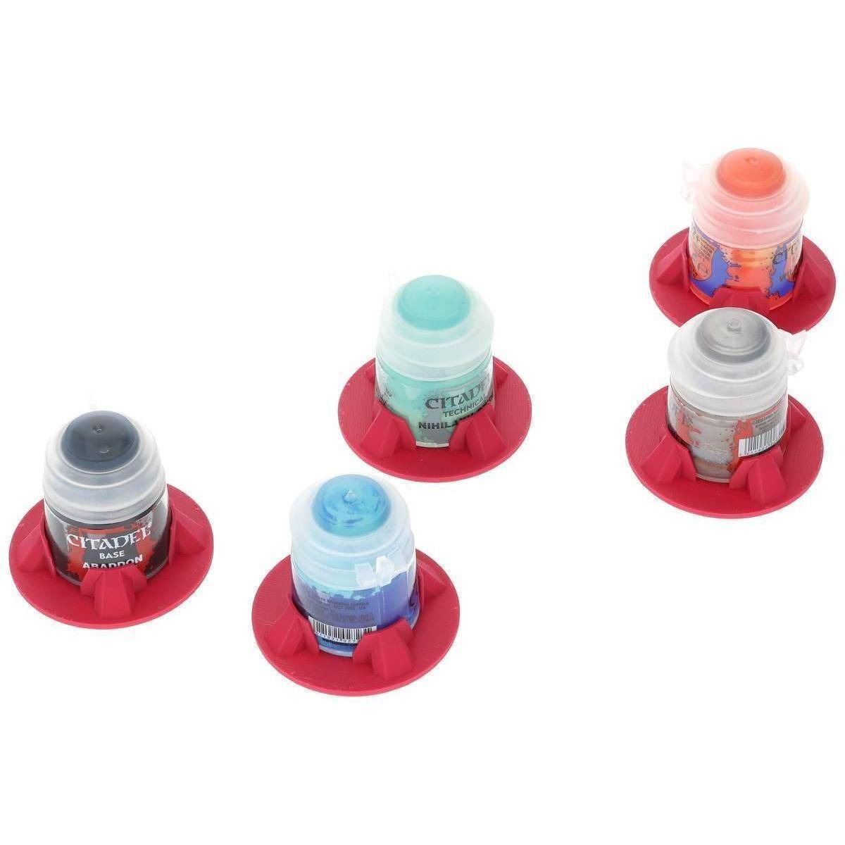 3D108SET - 5er Set Farbtopf-Ständer für Citadel Farbtöpfchen