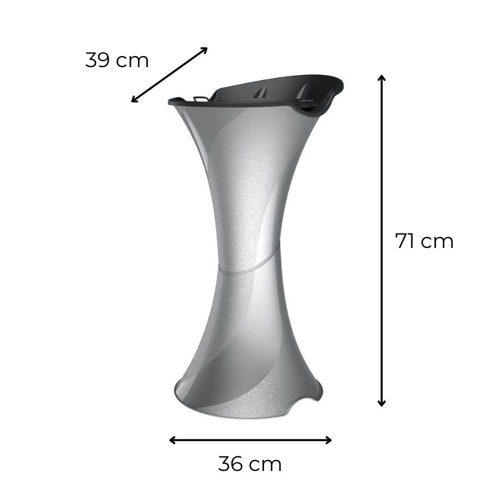 Standaschenbecher für Draußen Aschenbecher Outdoor Aschenbecher für Draussen stehend mit Sand Stand Aschenbecher Aussen schwarz